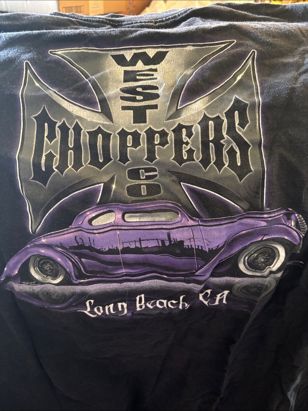 West Coast Choppers Purple Graphic Tee - Men - Picture 2 of 7